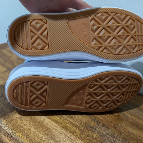 Converse Women Size 9 blue Chuck Taylor All Star Move Hi 568498C New with Box - Picture 5 of 7